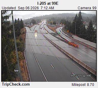 I-205 at 99E live camera view