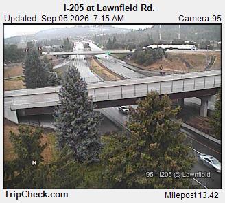 I-205 at Lawnfield live camera view