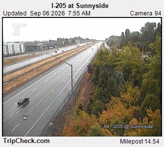 I-205 at Sunnyside live camera view