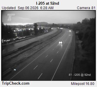 I-205 at 92nd live camera view