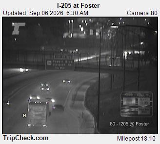 I-205 at Foster live camera view