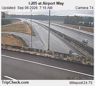 I-205 at Airport Way live camera view