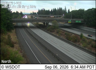 I-205 at MP 28.2: Millplain Ramp Meter SB live camera view