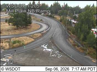 I-205 at MP 28.4: Mill Plain Interchange live camera view