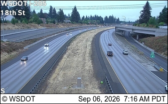 I-205 at MP 29.3: 18th St live camera view