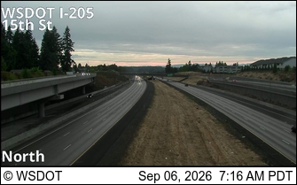 I-205 at MP 29.1: 15th St live camera view