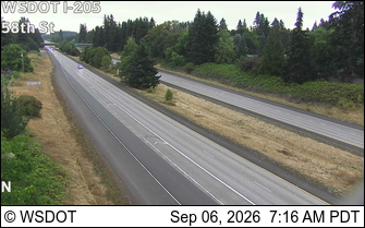 I-205 at MP 31.5: 58th St live camera view