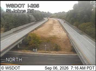 SR 205 at MP 34.3: St Johns Rd live camera view
