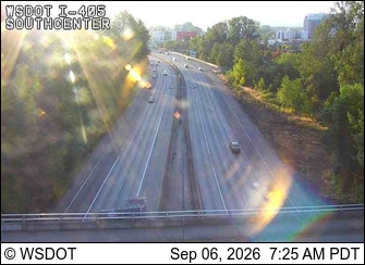 I-405 at MP 0.3: Southcenter live camera view