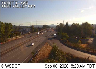 I-405 at MP 0.8: West Valley Hwy (SR 181) live camera view