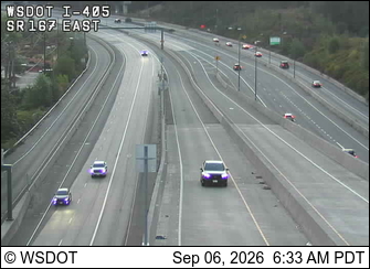 I-405 at MP 2.4: SR 167, East live camera view