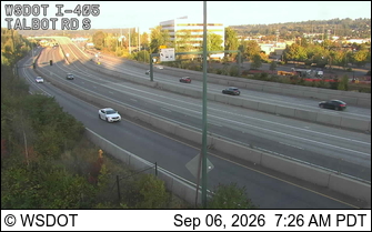 I-405 at MP 2.7: Talbot Rd S live camera view