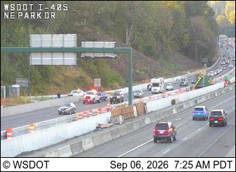 I-405 at MP 5.3: NE Park Dr live camera view