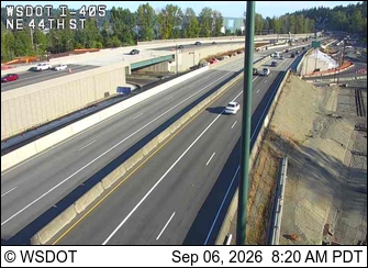 I-405 at MP 7.4: NE 44th St live camera view