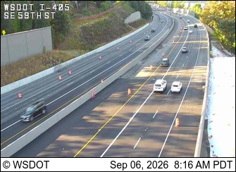 I-405 at MP 8.8: SE 59th St live camera view