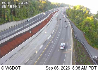 I-405 at MP 9.8: SE 46th St live camera view