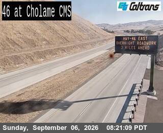 SR-46 East : Cholame CMS live camera view
