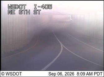 I-405 at MP 13.6: NE 6th St live camera view