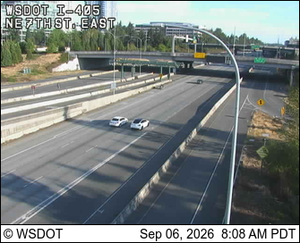 I-405 at MP 13.7: NE 7th St, East live camera view
