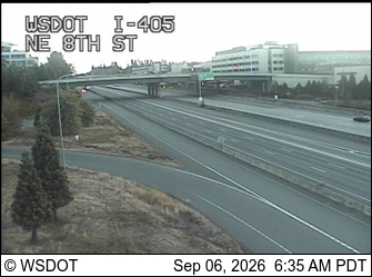 I-405 at MP 13.8: NE 8th St live camera view