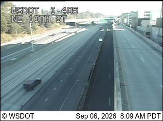 I-405 at MP 13.9: NE 10th St live camera view