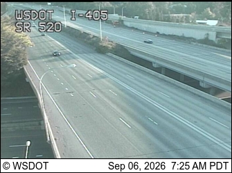 I-405 at MP 14.8: SR 520 Interchange live camera view