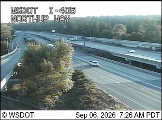 I-405 at MP 14.9: Northup Way live camera view