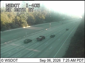 I-405 at MP 15.7: NE 39th St live camera view