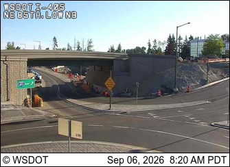 I-405 @ MP 18.1: NE 85th St, SB Ramps live camera view