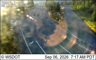 I-405 at MP 20.4: NE 124th St, SB Ramps live camera view
