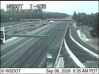I-405 at MP 22.5: NE 160th St live camera view