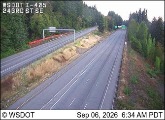 I-405 at MP 25.1: 243rd St SE live camera view