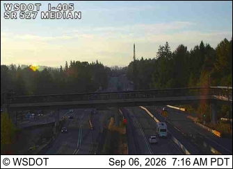 I-405 at MP 26.7: SR 527, Median live camera view