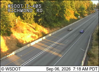 I-405 at MP 28: Richmond Rd live camera view