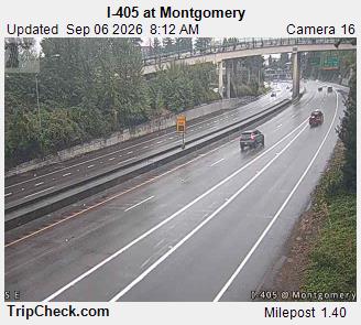 I-405 at SW Montgomery St live camera view