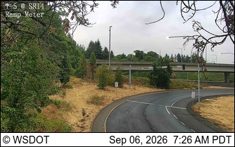 I-5 at MP 0.44: SR 14 / Washington Way Ramp Meter live camera view