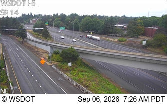 I-5 at MP 0.5: SR 14 Interchange live camera view