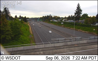 I-5 at MP 1.8: 29th St live camera view