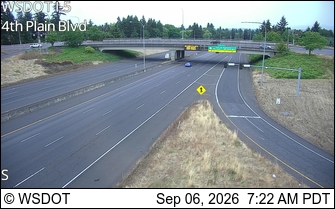 I-5 at MP 1.6: Fourth Plain Blvd live camera view