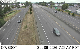 I-5 at MP 4.2: 78th St live camera view