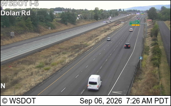 I-5 at MP 13.4: Dolan Rd live camera view