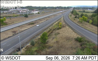 I-5 at MP 14.2: Pioneer St live camera view