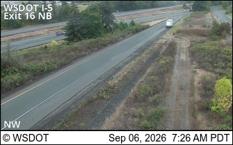 I-5 at MP 16.8: Exit 16 NB live camera view