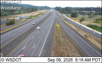 I-5 at MP 21: Woodland live camera view