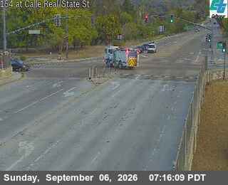 SR-154: Calle Real/State St live camera view