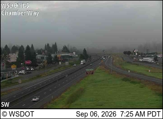 I-5 at MP 79.10: Chamber Way live camera view