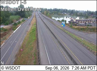 I-5 at MP 81.6: Mellen St live camera view