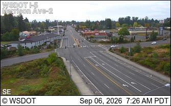 I-5 at MP 82.7: Harrison Ave #2 live camera view