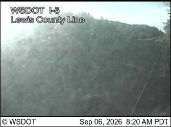 I-5 at MP 85.5: Lewis County Line live camera view