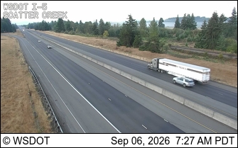 I-5 at MP 91.2: Scatter Creek live camera view